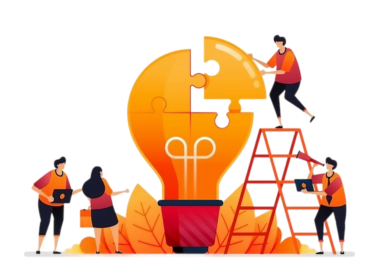 Equipe trabalhando em um projeto